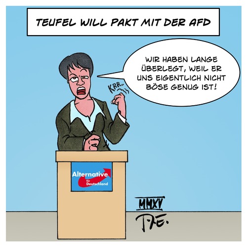 Teufel will Pakt mit der AfD Teufel will Pakt mit der AfD