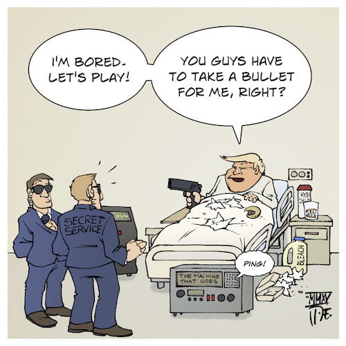 Trump in hospital Trump in hospital