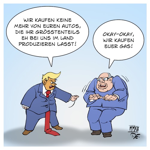 Cartoon: Trump vs. Altmaier (medium) by Timo Essner tagged donald,trump,peter,altmaier,autoindustrie,deutschland,strafzölle,usa,gas,natural,lng,wirtschaftskrieg,mauer,maga,cartoon,timo,essner,donald,trump,peter,altmaier,autoindustrie,deutschland,strafzölle,usa,gas,natural,lng,wirtschaftskrieg,mauer,maga,cartoon,timo,essner