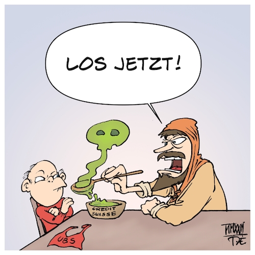 UBS schluckt Credit Suisse UBS schluckt Credit Suisse