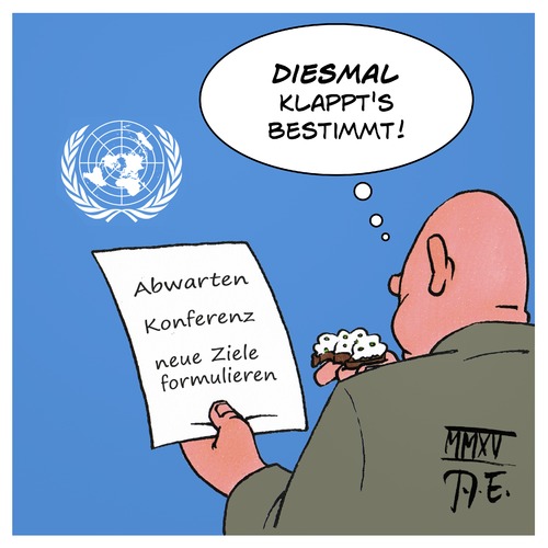 Cartoon: UN Klimaziele (medium) by Timo Essner tagged uno,klimavereinbarung,milleniumsziele,millenniumsziele,klimawandel,klimagipfel,klimaziele,un,un,klimaziele,klimagipfel,klimawandel,millenniumsziele,milleniumsziele,klimavereinbarung,uno