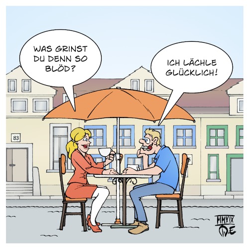 Was grinst du denn so blöd? Was grinst du denn so blöd?