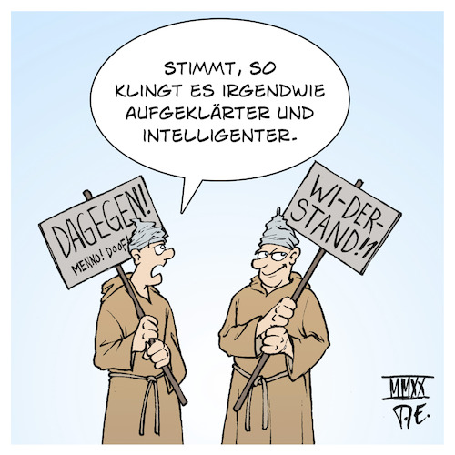 Wi-der-stand! Wi-der-stand!