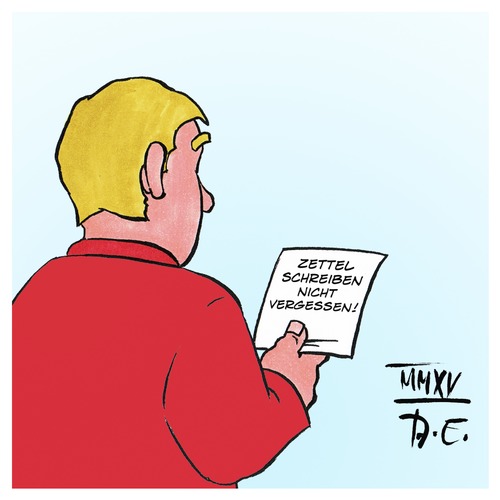 Zettel schreiben Zettel schreiben