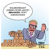 Cartoon: Abwinken statt Durchwinken (small) by Timo Essner tagged thomas,de,maiziere,innenminister,deutschland,europa,eu,grenzen,einwanderung,sicherheit,freiheit,cartoon,timo,essner