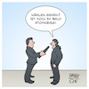 Cartoon: Atomkrieg (small) by Timo Essner tagged wahlen btw btw17 bundestagswahl deutschland medien nachrichten trump kim jong un usa amerika vereinigte staaten nordkorea korea konflikt krieg atomkrieg cartoon timo essner