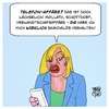 Cartoon: Beate Merk Telefonskandal (small) by Timo Essner tagged beate,merk,csu,bayern,gustl,mollath,verwandtschaft,verwandtschaftsaffäre,beschäftigungsaffäre,telefonskandal,schottdorf,affäre,skandal,einflussnahme,poltik,politiker,politikerin,ministerium,justiz