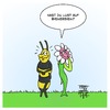 Cartoon: Bienereien (small) by Timo Essner tagged biene blume bienchen blümchen bienereien schweinereien frühling frühlingsgefühle liebe fortpflanzung pflanzen tiere insekten bestäuben natur blüten cartoon timo essner