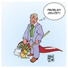 Cartoon: Bundespräsident in Österreich (small) by Timo Essner tagged van der bellen hofer österreich au europa eu europäische union rechtsruck rechte parteien aufatmen cartoon timo essner