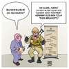 Cartoon: Bundeswehr in Schulen (small) by Timo Essner tagged bundeswehr,karriere,job,nachwuchs,schulen,jobtag,karrieretag,kanonenfutter,jugendliche,waffen,kindersoldaten,kinder,waffe,krieg,frieden,militär