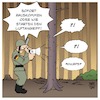 Cartoon: Bundeswehr vs. Borkenkäfer (small) by Timo Essner tagged bundeswehr forstwirtschaft wald klimawandel trockenheit borkenkäfer deutschland einsatz im inneren umweltschutz moorbrand meppen cartoon timo essner