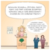 Cartoon: ChildrenFirst (small) by Timo Essner tagged childrenfirst covid19 corona schulen kitas kindergärten kinder eltern homeschooling homeoffice daniela ludwig drogenbeauftragte lockdown lockerungen abstand halten mns pandemie ausbreitung eindämmung cartoon timo essner