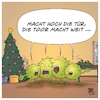 Cartoon: Corona Christmas (small) by Timo Essner tagged corona christmas xmas covid19 omikron weihnachten 2021 pandemie inzidenzen impfquote impfpflicht varianten boostern booster impfung familie fest familienfest vierte welle vierter advent vier kerzen cartoon timo essner