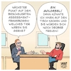 Cartoon: Goldesel (small) by Timo Essner tagged arbeit arbeitsmarkt job jobsuche angestellte angestellter arbeiten firma arbeitgeber assessment bewerbung bewerbungsgespräch arbeitssuche finanzen geld wirtschaft lebenszeit cartoon timo essner