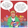 Cartoon: hart - aber fair? (small) by Timo Essner tagged hartaberfair,ard,talkshows,schreitv,whitetrash,frank,plasberg,tv,kaiser,cartoon,timo,essner