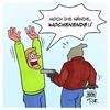 Cartoon: Hoch die Hände Wochenende! (small) by Timo Essner tagged hoch,die,hände,wochenende,meme,social,media,twitter,trends,facebook,hashtags,medien,kultur,subkultur,cartoon,timo,essner