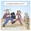 Cartoon: Klarnamenpflicht (small) by Timo Essner tagged klarnamenpflicht wolfgang schäuble internet hatespeech online offline alltag anonymität trolle hass öffentlichkeit namensschilder kennzeichnungspflicht cartoon timo essner