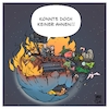 Cartoon: Klimageddon (small) by Timo Essner tagged klima armageddon welt erde klimakrise klimakatastrophe bergbau kohle kohlebagger emissionen business as usual energie energiewende entscheidung brand feuer flächenbrand waldbrände cartoon timo essner