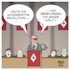 Cartoon: Konservative Revolution (small) by Timo Essner tagged alexander dobrindt csu wahlkampf landtagswahl nazijargon nationalsozialismus weimarer republik rechtsruck cartoon timo essner