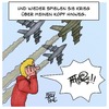 Cartoon: Krieg der Lärme (small) by Timo Essner tagged nato flugzeuge luftwaffe lärm lärmbelästigung fluglärm