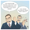 Cartoon: Laschet und Tönnies (small) by Timo Essner tagged armin laschet nrw cdu clemens tönnies schlachterei fleischindustrie schlachtbetrieb rumänen bulgaren corona covid19 reproduktionszahl quarantäne böklunder redlefsen tillmanns könecke plumrose gutfried werkverträge moderne sklaverei cartoon timo essner