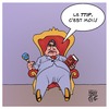 Cartoon: Le TTIP - c est moi! (small) by Timo Essner tagged ttip,tisa,ceta,freihandelsabkommen,kapitalismus,wirtschaft,eu,europa,usa,deutschland,politik,politiker,sigmar,gabriel,demokratie,volksvertreter,bürgerrechte,verbraucherrecht,verbraucherrechte