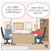 Cartoon: Lücke im Lebenslauf (small) by Timo Essner tagged bewerbung jobsuche arbeit arbeitssuche arbeitsmarkt job personal human resources personalbüro personalmanagement unternehmen firma firmen konzern nationalsozialismus nazizeit geschichte historie curriculum vitae lebenslauf hintergrund werdegang cartoon timo essner