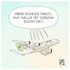 Cartoon: Malle-Urlaub (small) by Timo Essner tagged covid19,corona,pandemie,spanien,mallorca,mutationen,mutanten,party,urlaub,malle,sorglosigkeit,tanz,auf,dem,vulkan,flugreisen,cartoon,timo,essner