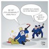 Cartoon: Polizeigewalt (small) by Timo Essner tagged polizei,polizeigewalt,polizeieinsätze,rechtsstaat,strafrecht,gericht,staatsanwaltschaft,gefährliche,körperverletzung,gewaltmonopol,kennzeichnungspflicht,cartoon,timo,essner