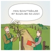 Cartoon: Schnittzähler (small) by Timo Essner tagged garten,gärtner,gärtnerei,baumschule,obstplantage,plantage,obstbau,schere,astschere,schnittzähler,schrittzähler,fitbits,fitness,tracker,aktivität,gesundheit,beschneiden,rückschnitt,frühling,förster,baumarbeiten,baumpflege,gartenarbeit,cartoon,timo,essner