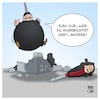 Cartoon: SPD nach der Europawahl (small) by Timo Essner tagged spd europawahl andrea nahles sigmar gabriel hartziv waffenexporte klimaschutz klimawandel klimawahl partei erneuerung cartoon timo essner