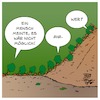 Cartoon: Unmöglich (small) by Timo Essner tagged unmöglich impossible ameisen ameisenhaufen ameisenstaat zusammenarbeit große projekte kooperation menschheit großprojekte klimaschutz umweltschutz energiewende wir schaffen das cartoon timo essner