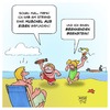 Cartoon: Urlaub an der Ostsee (small) by Timo Essner tagged meer,strand,munition,phosphor,bernstein,urlaub