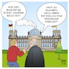 Cartoon: Weißer Rauch überm Bundestag (small) by Timo Essner tagged bundestag,regierung,sondierungsgespräche,koalition,btw17,wahlen,deutschland,bundestagswahl,parteien,cdu,csu,spd,grüne,fdp,demokratie,volksvertreter,angestellte,cartoon,timo,essner