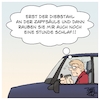 Cartoon: Zeitumstellung (small) by Timo Essner tagged zeit,zeitumstellung,uhren,uhrenumstellung,frühling,spritpreise,spritpreisbremse,dieselpreise,benzinpreise,öl,gas,energie,ukraine,krieg,russland,deutschland,zapfsäule,schlaf,stunde,cartoon,timo,essner