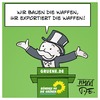 Cartoon: Zetsche bei den Grünen (small) by Timo Essner tagged zetsche grüne b90 daimler parteitag grünen waffen waffenproduktion waffenexporte krieg kosovo joschka fischer cartoon timo essner