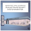 Cartoon: Zukunft Systemanbieter (small) by Timo Essner tagged zukunftswirtschaft systemanbieter autos autohandel autohändler urologe urologie kleiner penis penislänge autogröße suv porsche synergien cartoon timo essner