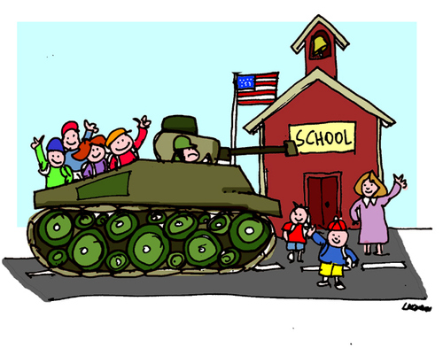 Cartoon: American School (medium) by Carma tagged school,oregon,usa