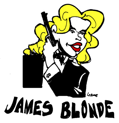 Cartoon: James Blonde (medium) by Carma tagged james,bond,parody
