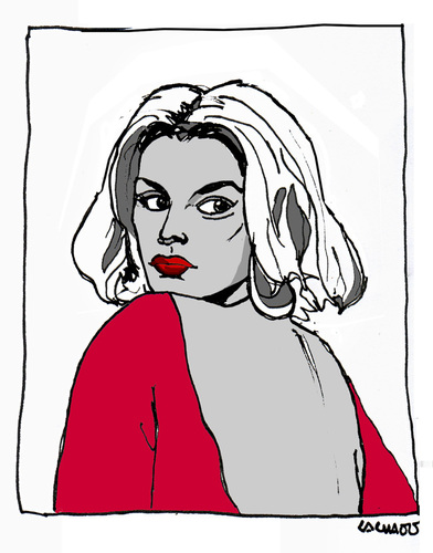 Cartoon: Nastassja Kinski (medium) by Carma tagged nastassjia,kinski,movie,film,celebrities