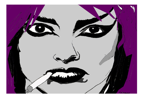 Cartoon: Nina Hagen (medium) by Carma tagged nina,hagen,music,rock,portrait,celebrities,punk