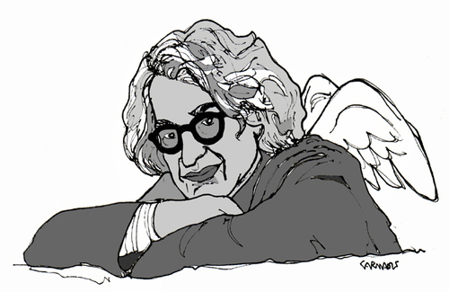 Cartoon: Wim Wenders (medium) by Carma tagged wim,wenders,movies,film,maker