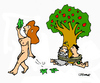 Cartoon: Eve (small) by Carma tagged eve adam women god religion