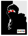 Cartoon: Expo 2015 (small) by Carma tagged expo,2015,black,bloc