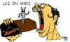 Cartoon: Life On Mars (small) by Carma tagged mars