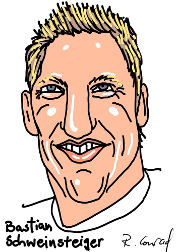 Cartoon: Bastian Schweinsteiger (medium) by Ralf Conrad tagged bastian,schweinsteiger,wm,2015