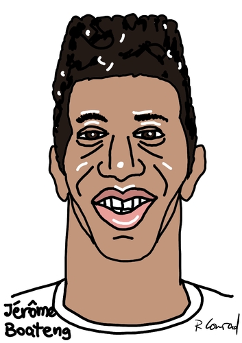 Cartoon: Jerome Boateng (medium) by Ralf Conrad tagged jerome,boateng,wm,2014