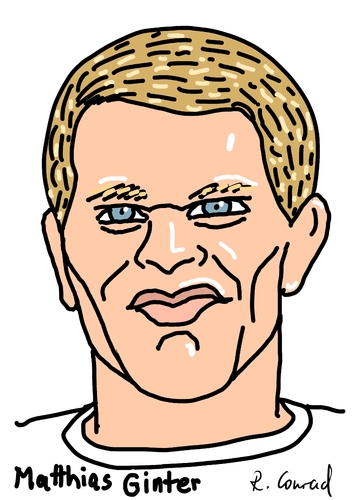 Cartoon: Matthias Ginter (medium) by Ralf Conrad tagged matthias,ginter,wm,2014