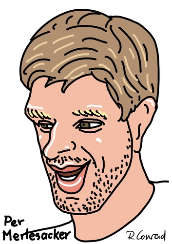 Cartoon: Per Mertesacker (medium) by Ralf Conrad tagged per,mertesacker,wm,2014