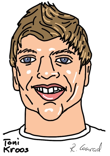 Cartoon: Toni Kroos (medium) by Ralf Conrad tagged toni,kroos,wm,2014